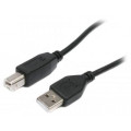 Maxxter Кабель для принтера USB 2.0 AM/BM 1.8m Maxxter (U-AMBM-6)