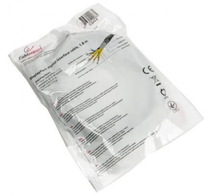 Кабель мультимедійний Display Port to Display Port 1.8m v1.2 Cablexpert (CC-DP2-6)