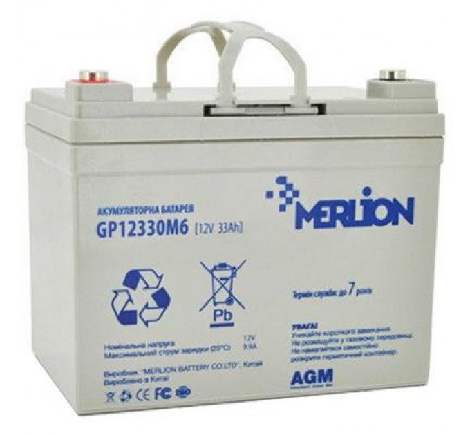 Merlion Батарея до ДБЖ Merlion 12V-33Ah (GP12330M6)