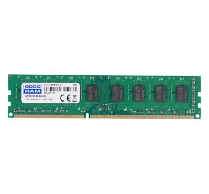 Модуль пам'яті для комп'ютера DDR3 8GB 1333 MHz Goodram (GR1333D364L9/8G)