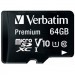 Verbatim Карта пам'яті Verbatim 64GB microSDHC Class 10 (44084)