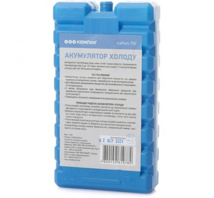 Кемпінг Акумулятор холоду Кемпінг 750 г (4820152610782)