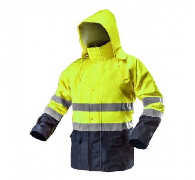 Neo Tools Куртка робоча Neo Tools підвищеної видимості, Oxford 300 D, жовта, р. XXL (81-720-XXL)