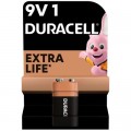 Duracell Батарейка Duracell 9V лужна 1шт. в упаковці (5000394066267 / 81483681)