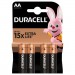 Duracell Батарейка Duracell AA лужні 4 шт. в упаковці (5000394052536 / 81551270)