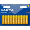 Varta Батарейка Varta AA Varta Longlife лужна * 10 (04106101461)