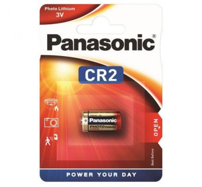 Panasonic Батарейка Panasonic CR2 Lithium (CR-2L/1BP)