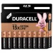 Duracell Батарейка Duracell AA лужні 18 шт. в упаковці (5000394107519 / 5006192)