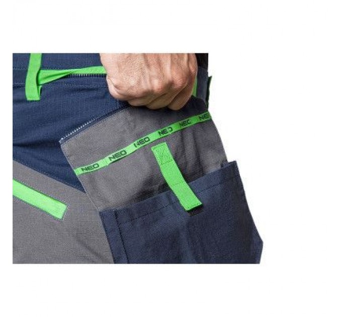 Neo Tools Штани робочі Neo Tools Premium, розмір XL (54), тканина ripstop, 210 г/м2,бавовна, (81-227-XL)
