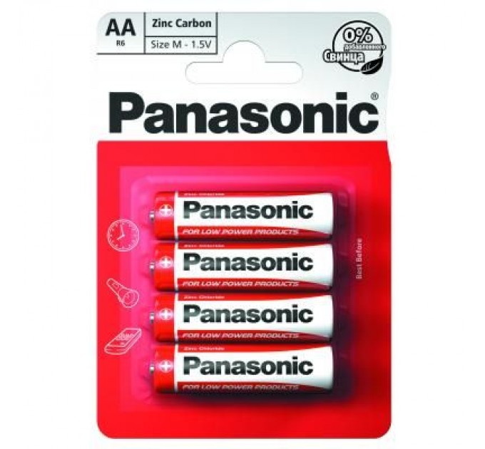 Panasonic Батарейка Panasonic R6 PANASONIC Special * 4 (R6REL/4BPU)