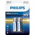 Philips Батарейка Philips LR06 Ultra Alkaline * 2 (LR6E2B/10)