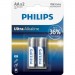 Philips Батарейка Philips LR06 Ultra Alkaline * 2 (LR6E2B/10)