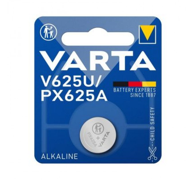 Varta Батарейка V625U лужна (AG625, GPAX625A, EPX625G, KA625, R625, PX625A) Varta (04626101401)