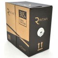 Ritar Кабель мережевий Ritar UTP 305м, cat 6, CU, КНП 4*2*0,54мм, Black, outdoor (00554)