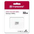 Transcend Карта пам'яті Transcend 32GB microSDHC class 10 UHS-I U1 (TS32GUSD300S)