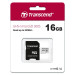 Transcend Карта пам'яті Transcend 16GB microSDHC class 10 UHS-I U1 (TS16GUSD300S-A)