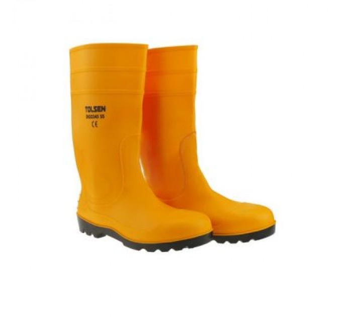Tolsen Чоботи робочі Tolsen гумові Профі з стальним захистом 43 р. (45118)