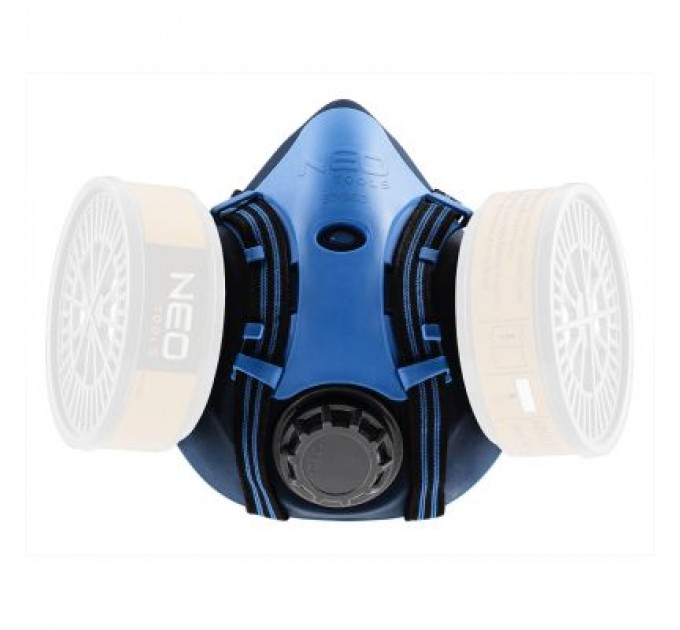 Neo Tools Респіратор Neo Tools силіконовий, на два фільтруючі патрони (у комплект не входять) (97-350)