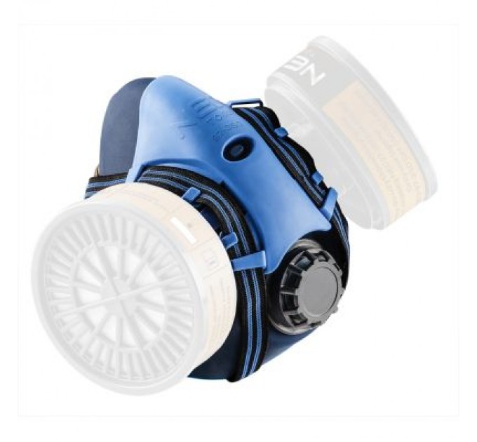 Neo Tools Респіратор Neo Tools силіконовий, на два фільтруючі патрони (у комплект не входять) (97-350)