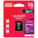 Goodram Карта пам'яті Goodram 16GB microSDHC Class 10 (M1AA-0160R12)