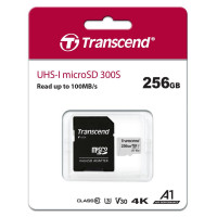 Карта пам'яті Transcend 256GB microSDXC class 10 UHS-I (TS256GUSD300S-A)