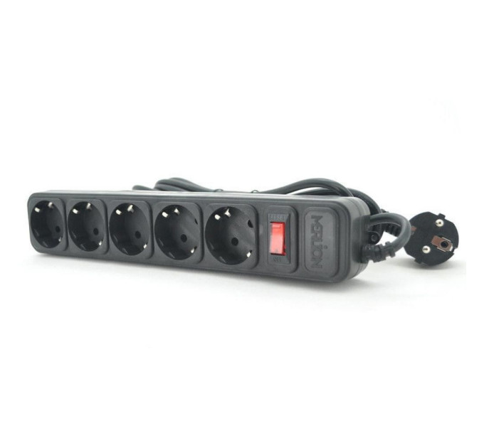 Merlion Мережевий фільтр живлення Merlion 5 розеток, 3 м (B530)