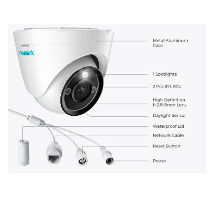 Reolink Камера відеоспостереження Reolink RLC-833A (2.8-8)