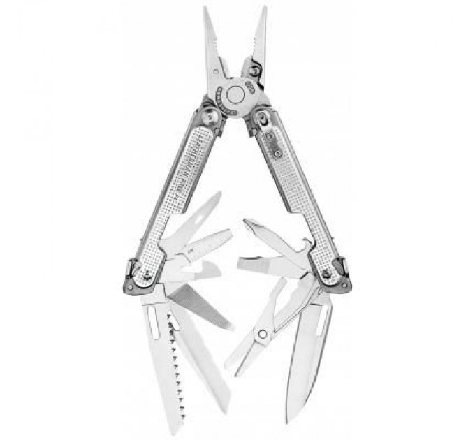 Мультитул Leatherman Free P4, синтетический чехол, картонна коробка (832642)