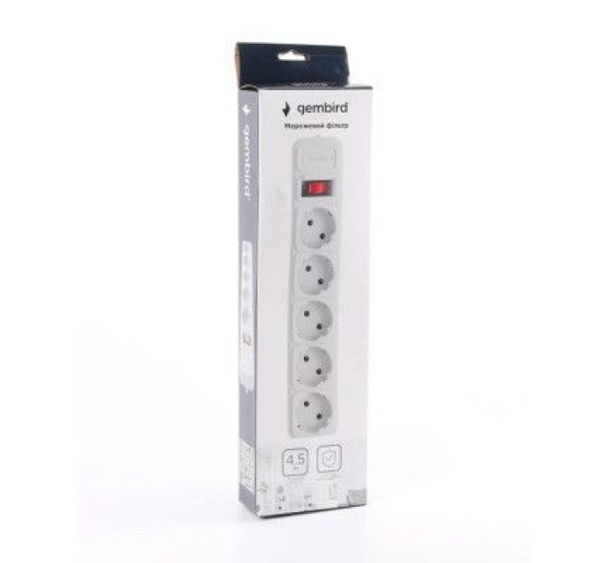 Gembird Мережевий фільтр живлення Gembird SPG5-G-10MG