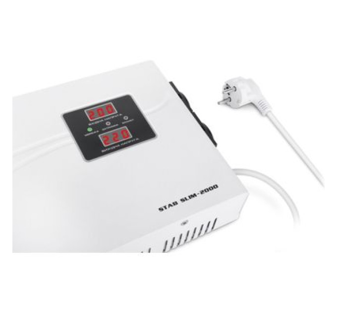 REAL-EL Стабілізатор REAL-EL STAB SLIM-2000, white (EL122400008)