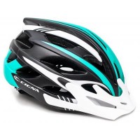 Шолом Cigna WT-016 М 57-61см Black/White/Turquoise (HEAD-039)
