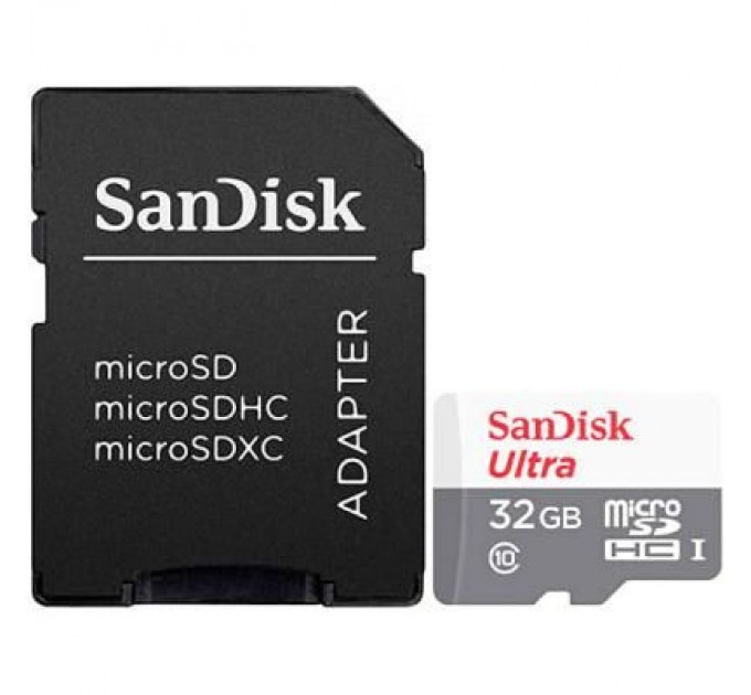 SanDisk Карта пам'яті SanDisk 32GB microSD class 10 Ultra Light (SDSQUNR-032G-GN3MA)