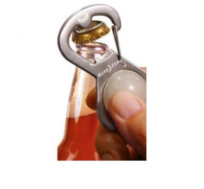 Nite ize Карабін туристичний Nite ize Carb SS Opener NI812 Steel (4823082710959)