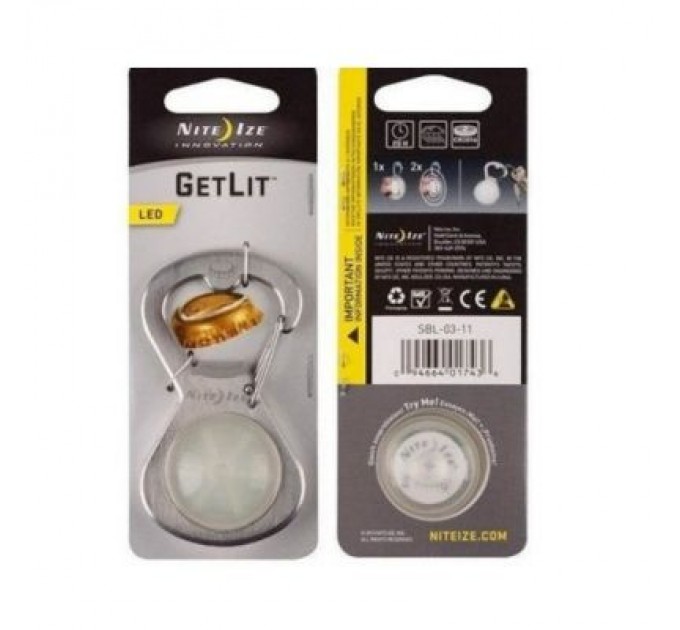 Nite ize Карабін туристичний Nite ize Carb SS Opener NI812 Steel (4823082710959)