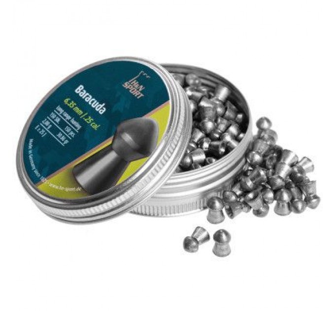 H&N Пульки H&N Baracuda 6,35 мм, 2,00 г, 150 шт/уп (92186350001)