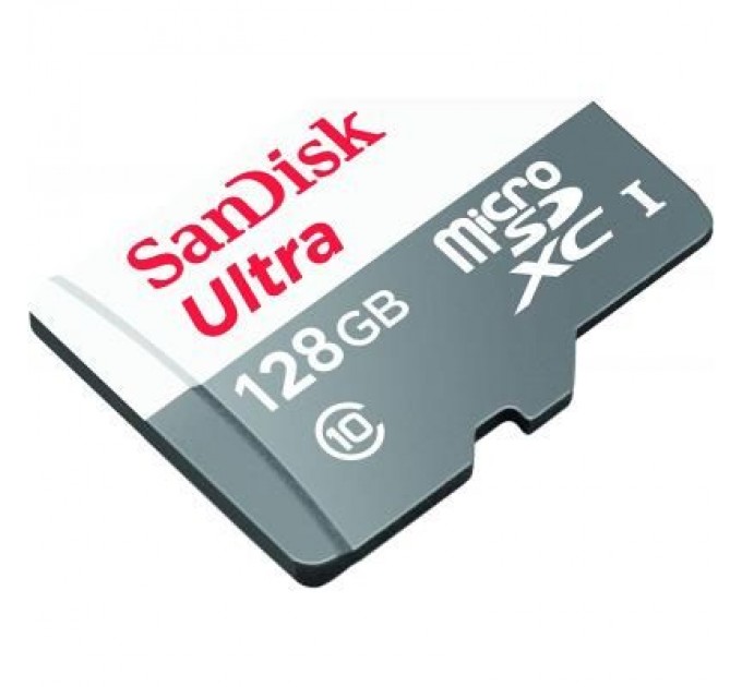 SanDisk Карта пам'яті SanDisk 128GB microSDHC class 10 UHS-I Ultra (SDSQUNR-128G-GN3MA)