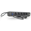 Merlion Мережевий фільтр живлення Merlion 5 розеток, 1,8 м + 2*USB (B518U)