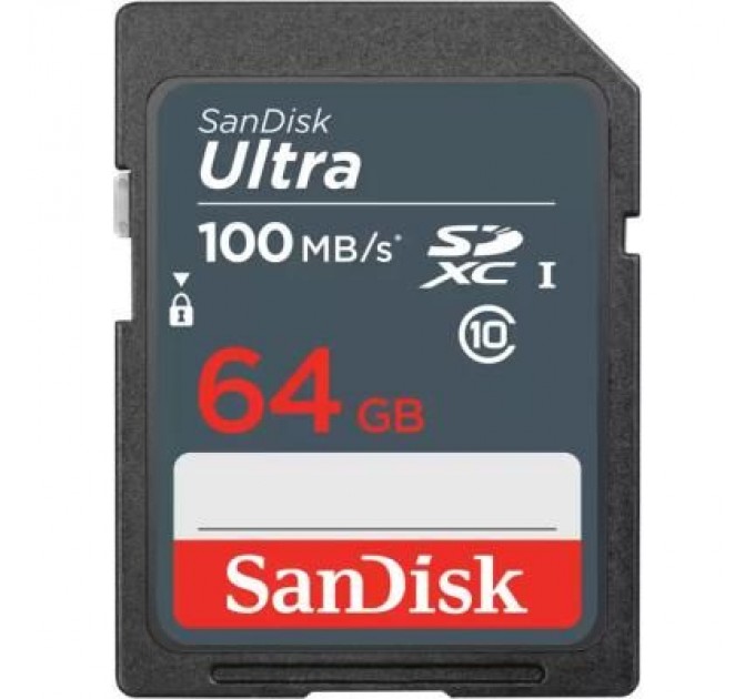 SanDisk Карта пам'яті SanDisk 64GB SDXC class 10 UHS-1 (SDSDUNR-064G-GN3IN)