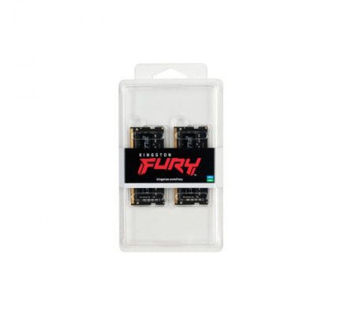 Модуль пам'яті для ноутбука SoDIMM DDR4 16GB (2x8GB) 3200 MHz Fury Impact Kingston Fury (ex.HyperX) (KF432S20IBK2/16)
