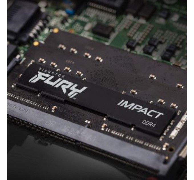 Kingston Fury (ex.HyperX) Модуль пам'яті для ноутбука SoDIMM DDR4 64GB (2x32GB) 3200 MHz Fury Impact Kingston Fury (ex.HyperX) (KF432S20IBK2/64)