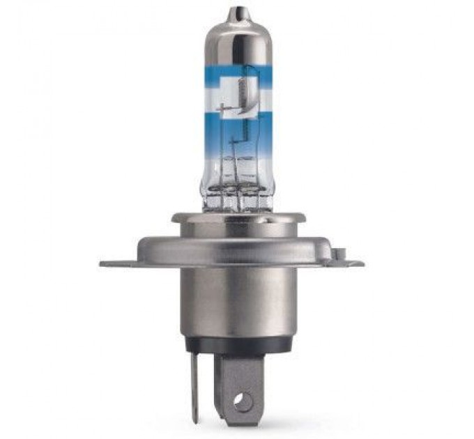 Philips Автолампа Philips H4 RACING VISION +200%, 2 шт блістер (12342RGTS2)