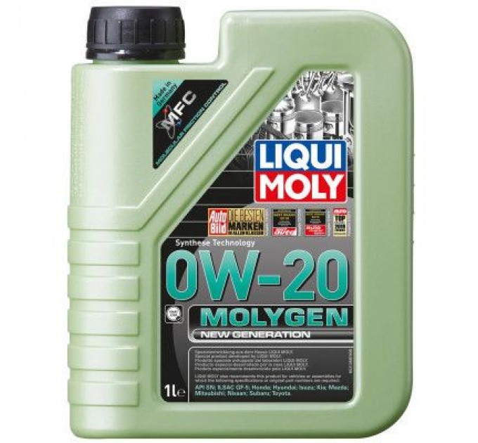 Liqui Moly Моторна олива Liqui Moly Molygen New Generation 0W-20 1л (LQ 21356)
