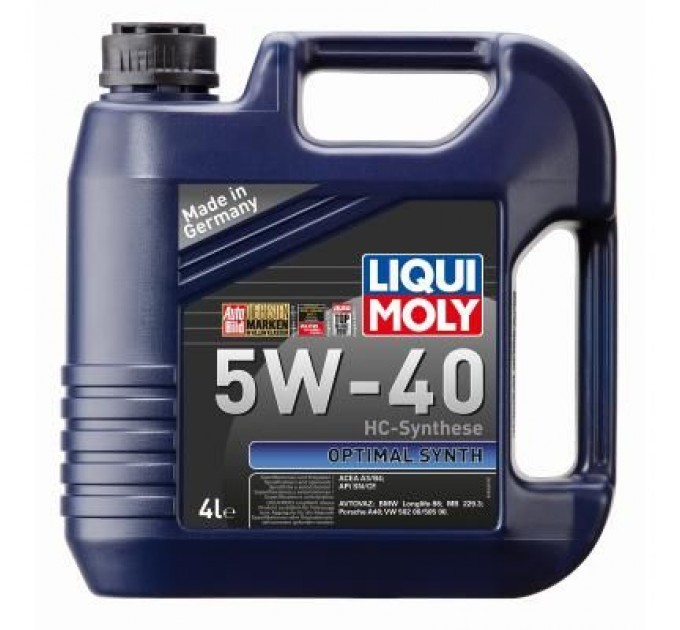 Liqui Moly Моторна олива Liqui Moly Optimal Synth 5W-40 4л (LQ 3926)