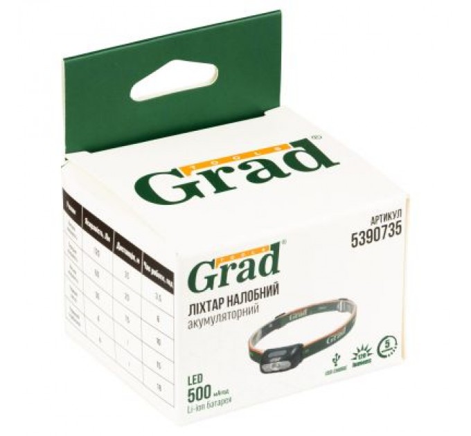 Grad Ліхтар Grad LED 120Лм 500мАч GRAD (5390735)