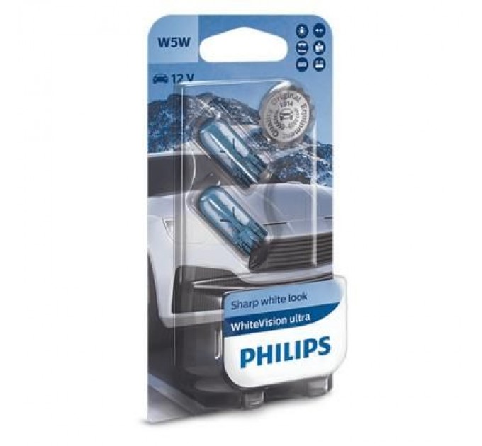 Автолампа Philips 5W (12961WVUB2)