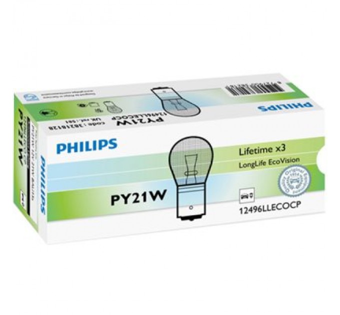 Philips Автолампа Philips 21W (12496 LLECO CP)