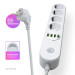 ColorWay Мережевий фільтр живлення ColorWay CW-CHE44W, 4 розетки/4USB White 2M (CW-CHE44W)