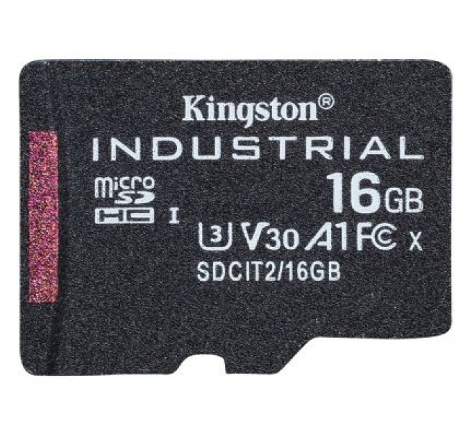 Kingston Карта пам'яті Kingston 16GB microSDHC class 10 UHS-I V30 A1 (SDCIT2/16GBSP)