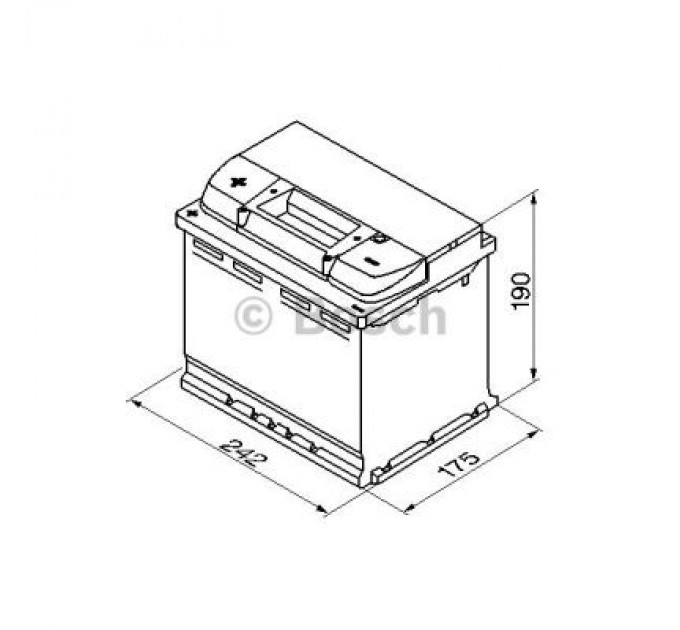 Акумулятор автомобільний Bosch 60А (0 092 S40 060)