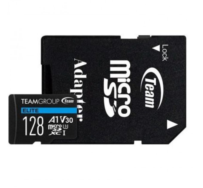 Team Карта пам'яті Team 128GB microSDXC class 10 UHS-I/U3 Elite (TEAUSDX128GIV30A103)